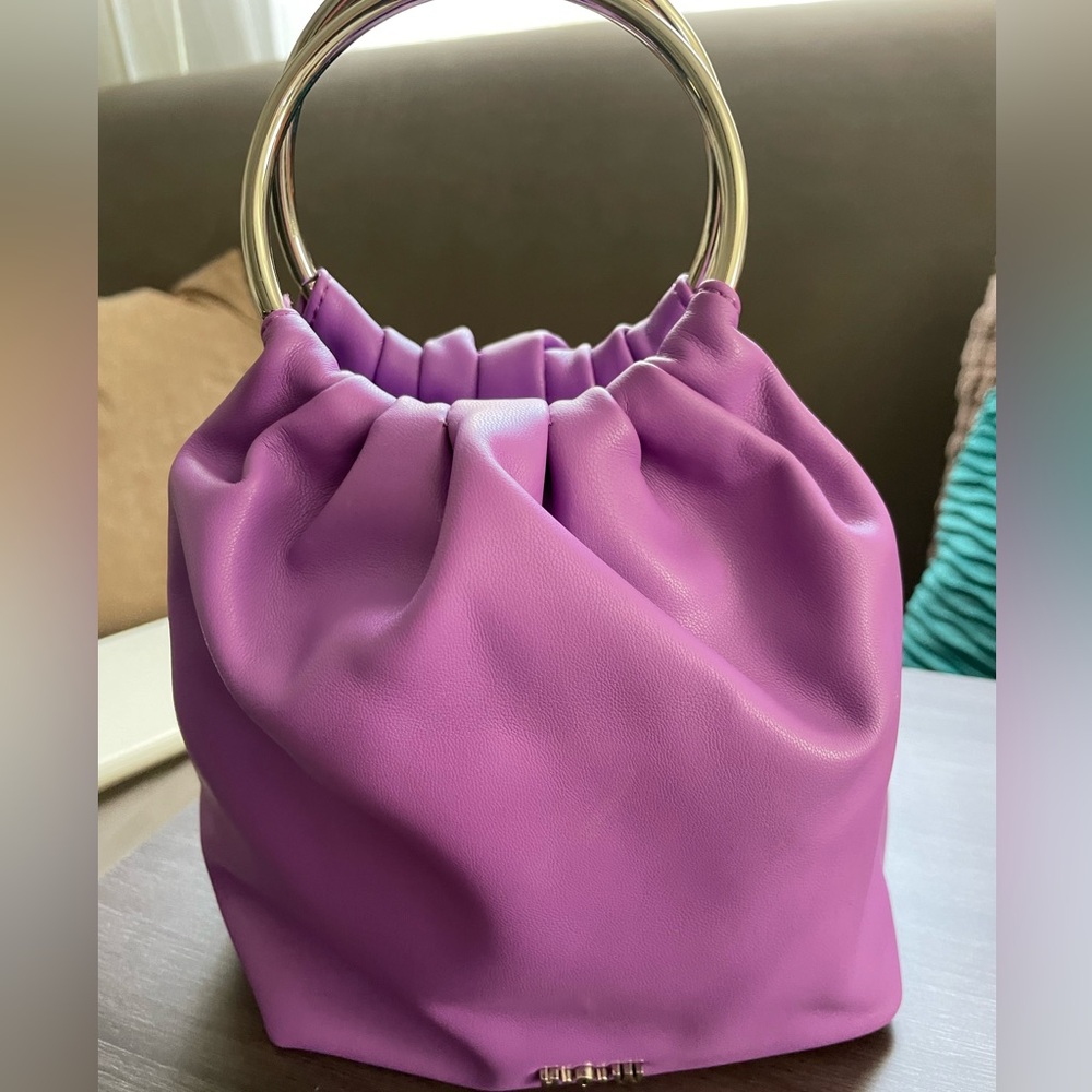 HOUSE OF WANT small bright purple purse